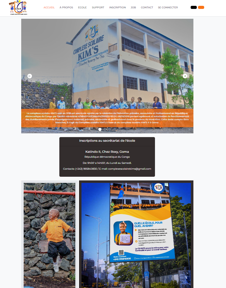 A full Stack School management system